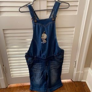 Free with any purchase- Gor and Sin Maternity blue Overall shorts Size 40